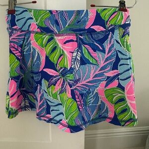 Lilly Pulitzer Luxletic Skirt in Blue and Pink